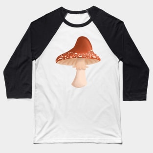 A Mushroom Toadstool Baseball T-Shirt